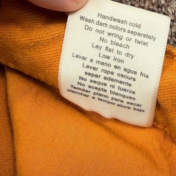 Judy Blue Marigold Yellow High Waist Tummy Control Flare Jeans Raw Hem 16W - Picture 12 of 12